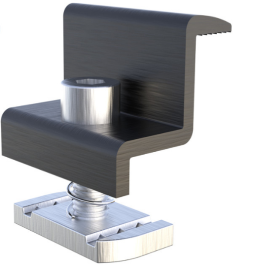 Festingar - Sellufestingar endar fyrir 30mm - 20 stk - svartar
