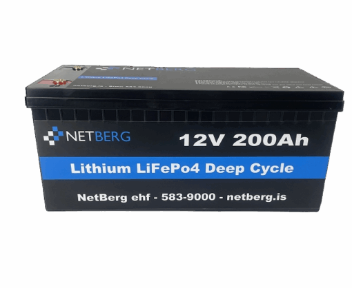 Bláorku LiFePO4 Battery 12,8V/460Ah hitaður - 5,89kWh