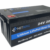 Bláorku LiFePO4 Battery 25,6V/230Ah hitaður - 5,89kWh