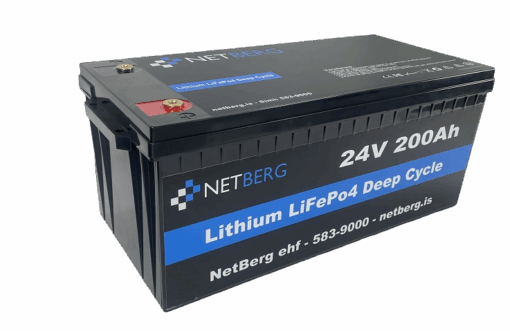 Bláorku LiFePO4 Battery 25,6V/230Ah hitaður - 5,89kWh