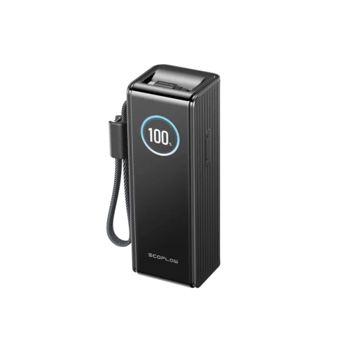 EcoFlow RAPID Power Bank (25,000mAh, 170W) - svartur