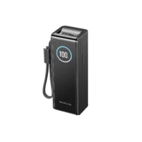 EcoFlow RAPID Power Bank (25,000mAh, 170W, 100W útdraganlegur kapll) - svartur